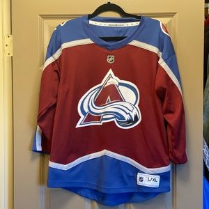 Authentic NHL Colorado Avalanche Jersey. Size L/XL